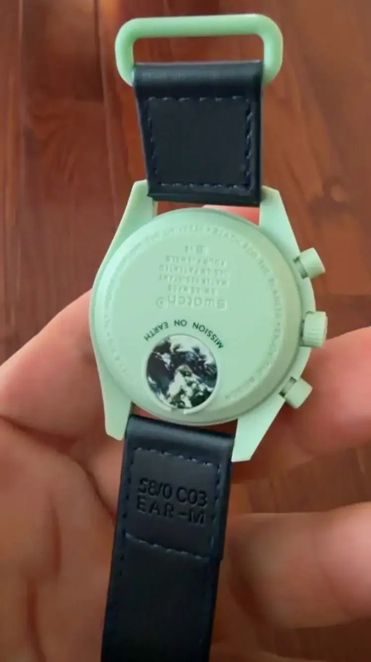 Omega x Swatch Bioceramic MoonSwatch Mission to Earth Watch